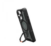 URBAN ARMOR GEAR Funda Plasma XTE para Apple iPhone 16 Pro Kickstand Case (Carga inalámbrica/magnética Compatible, Puede Abrir, protección contra caídas de 6 Metros) Negro/Naranja