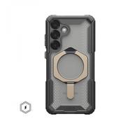 URBAN ARMOR GEAR Plasma XTE Samsung Galaxy S25 Plus Kickstand Case ("Designed for Samsung" certificado, Funda compatible con carga inalámbrica, Funda puede abrir) ash (transparente)/titanio