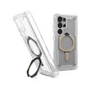 Urban Armor Gear Plasma XTE Samsung Galaxy S25 Ultra Kickstand Case (Designed for Samsung Certificado, Funda Compatible con Carga inalámbrica, Funda Puede Abrir) Hielo (Transparente)/Titanio