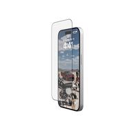 URBAN ARMOR GEAR PLUS Protector de pantalla de cristal templado Apple iPhone 15 Pro [Cristal templado doble 9H, antihuellas, incluye kit de montaje, 0,33 mm de grosor, ultra transparente]