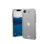 URBAN ARMOR GEAR Plyo Case compatible Apple iPhone 16e Funda (Carga inalámbrica compatible, Air-Soft esquinas resistentes a las caídas, Borde elevado) ice (transparente)