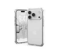 Urban Armor Gear Plyo Case Compatible con Apple iPhone 17 Pro Funda (Carga inalámbrica, Air-Soft Esquinas, Borde Elevado) Hielo (Transparente)
