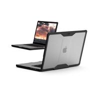 Urban Armor Gear UAG - Funda diseñada para MacBook Pro de 16 Pulgadas 2021 A2485 M1 Pro / M1 MAX Chip con Touch ID, Hielo translúcido Transparente, Resistente plyo Militar Probada contra caídas