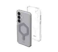 URBAN ARMOR GEAR Plyo Pro para Samsung Galaxy S25 Plus ("Designed for Samsung" certificación, Anillo magnético, Funda compatible con carga inalámbrica) ice (transparente)/plata
