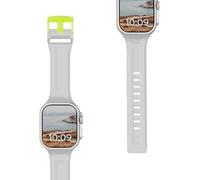 URBAN ARMOR GEAR Scout Correa para Apple Watch 49 mm/46 mm/45 mm/44 mm/42 mm (Ultra 3 / Ultra 2 / Ultra, Watch SE 3 / SE 2 / SE, Series 11/10/9/8/7/6/5/4, correa de repuesto de silicona), color gris y