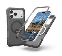 Urban Armor Gear Trooper MS Case Compatible con Apple iPhone 17 Pro MAX Funda (Carga inalámbrica/magnética, protección contra caídas de 7,6 Metros) Ceniza (Gris)