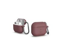 Urban Armor Gear U Dot - Carcasa de Silicona para Apple AirPods 2021 (Suave al Tacto, con mosquetón, Cubierta para Conector Lightning, Compatible con Carga inalámbrica), Color Morado