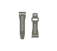 URBAN ARMOR GEAR UAG - Correa de repuesto para Apple Watch de 49/46/45/44 mm, Monarch, iWatch Series Ultra 2/Ultra/4-10/SE/SE 2, deportiva, transpirable, color oliva/titanio