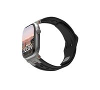 URBAN ARMOR GEAR UAG - Correa de repuesto para Apple Watch de 49/46/45/44 mm, Monarch, iWatch Series Ultra 2/Ultra/4-10/SE/SE 2, deportiva, de alta calidad, transpirable, color negro y titanio