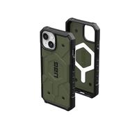 URBAN ARMOR GEAR UAG - Funda Compatible con iPhone 15 de 6.1 Pulgadas, Pathfinder Olive Drab con imán Integrado Compatible con MagSafe Charging, Resistente Cubierta Protectora de Grado Militar a