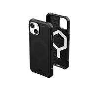 URBAN ARMOR GEAR Essential MS Funda compatible con Apple iPhone 15 Plus [50% material reciclado, Carga inalámbrica / magnética optimizada, 4,6m protección] negro