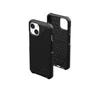 Urban Armor Gear UAG - Funda Compatible con iPhone 15 Plus de 6.7 Pulgadas, Metropolis LT Kevlar, Color Negro, imán Integrado, Compatible con Carga MagSafe, Funda Protectora Resistente de Grado