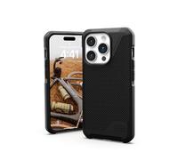 URBAN ARMOR GEAR UAG - Funda Compatible con iPhone 15 Pro de 6.1 Pulgadas, Metropolis LT Kevlar Negro, imán Integrado Compatible con Carga MagSafe, Funda Protectora Resistente de Grado Militar a