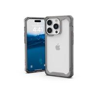 URBAN ARMOR GEAR UAG - Funda Compatible con iPhone 15 Pro de 6.1 Pulgadas, Resistente Ceniza pliométrica, antiamarilleamiento, Transparente, Grado Militar, a Prueba de caídas