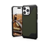 URBAN ARMOR GEAR UAG - Funda Compatible con iPhone 15 Pro MAX de 6.7 Pulgadas, Metropolis LT Kevlar Olive, imán Integrado Compatible con MagSafe Carga, Resistente Cubierta Protectora de Grado Militar