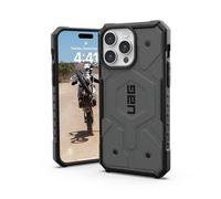 URBAN ARMOR GEAR UAG - Funda Compatible con iPhone 15 Pro MAX, Funda Pathfinder de 6.7 Pulgadas, imán Integrado Plateado, Compatible con MagSafe Charging, Resistente Cubierta Protectora de Grado