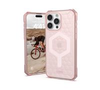 Urban Armor Gear UAG - Funda diseñada para iPhone 15 Pro MAX de 6.7 Pulgadas, Color Rosa Armadura Esencial, imán Integrado Compatible con Carga MagSafe, Funda Protectora Resistente de Grado Militar a