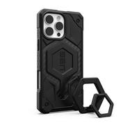 URBAN ARMOR GEAR Bundle Monarch Pro MS Case / Carga magnética compatible con Apple iPhone 16 Pro Max (Carga inalámbrica compatible, protección de 5 capas) fibra de carbono / negro