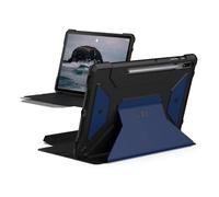 URBAN ARMOR GEAR UAG - Funda para Galaxy Tab S8 Plus de 12,4 pulgadas (SM-X800 y SM-X806), resistente material exterior liso resistente soporte folio Metropolis SE, cubierta protectora, Mallard