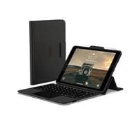 Urban Armor Gear UAG - Funda Protectora diseñada para iPad de 10.2 Pulgadas de 9ª/8ª/7ª generación 2019-2021 con Teclado Negro/inglés Ceniza, Teclado Integrado inalámbrico Bluetooth Resistente,