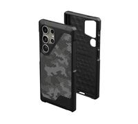 Urban Armor Gear Metropolis LT Case Samsung Galaxy S24 Ultra Funda [Certificación Oficial Designed for Samsung, Carga inalámbrica Compatible (Qi) / Carga magnética] Micro Hex Camo Graphite