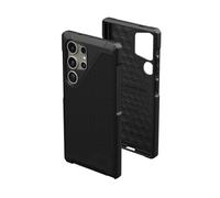 Urban Armor Gear UAG - Funda Protectora diseñada para Samsung Galaxy S24 Ultra de 6.8 Pulgadas, Metropolis LT Kevlar, Color Negro, Carga magnética, Resistente, Militar, a Prueba de caídas, Resistente