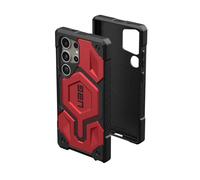 Urban Armor Gear UAG - Funda Protectora diseñada para Samsung Galaxy S24 Ultra de 6.8 Pulgadas, Monarch Pro, carmesí, Carga magnética, Resistente, Militar, a Prueba de caídas, Resistente a los
