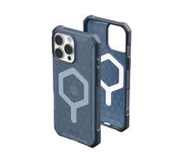 Urban Armor Gear Funda Essential Armor MS Compatible con la Funda Apple iPhone 16 Pro MAX (50% Material Reciclado, Carga inalámbrica/magnética optimizada, 4,6m protección) Azul Nube