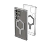 URBAN ARMOR GEAR UAG - Funda protectora para Samsung Galaxy S24 Ultra de 6.8 pulgadas, Plyo Pro Ice/Silver, carga magnética, antiamarilleamiento, resistente, resistente a los impactos, antideslizante,