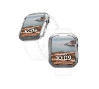 URBAN ARMOR GEAR UAG - Funda rígida Compatible con Apple Watch de 45 mm, iWatch Series 9/8/7 Scout, Transparente, Resistente, Transparente, de Grado Militar, a Prueba de caídas, a presión