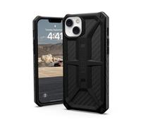 Urban Armor Gear UAG Monarch Funda Protectora Compatible Apple iPhone 14 Plus [Carga inalámbrica Compatible, protección Militar estándar de 5 Capas, Borde Elevado] Negro/Carbon