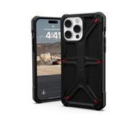 Urban Armor Gear UAG Monarch Funda Protectora Compatible Apple iPhone 14 Pro MAX [Carga inalámbrica Compatible, protección Militar estándar de 5 Capas, Borde Elevado] Negro/Kevlar