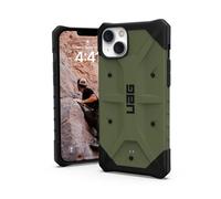 Urban Armor Gear UAG Pathfinder Funda Compatible Apple iPhone 14 Plus [Carga inalámbrica Compatible, Protección contra caídas de estándar Militar] Oliva
