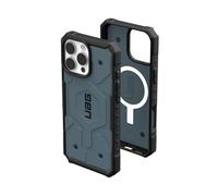Urban Armor Gear (UAG) Pathfinder Funda para iPhone 16 Pro MAX 6.9" Compatible con MagSafe Carga, Resistente a los Golpes Antideslizante Funda Protectora Militar Azul Nube