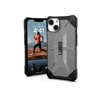 Urban Armor Gear UAG Plasma Funda Compatible Apple iPhone 14 / iPhone 13 [Carga inalámbrica Compatible, Resistente a los Golpes, Borde Elevado] Gris Transparente