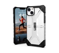 Urban Armor Gear UAG Plasma Funda Compatible Apple iPhone 14 Plus [Carga inalámbrica Compatible, Resistente a los Golpes, Borde Elevado] Transparente