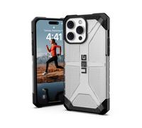 Urban Armor Gear UAG Plasma Funda Compatible Apple iPhone 14 Pro MAX [Carga inalámbrica Compatible, Resistente a los Golpes, Borde Elevado] Transparente