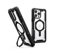 URBAN ARMOR GEAR Funda Plasma XTE para Apple iPhone 16 Pro MAX Funda Kickstand (Carga inalámbrica/magnética Compatible, Puede Abrir, protección contra caídas de 6 Metros) Negro/Transparente