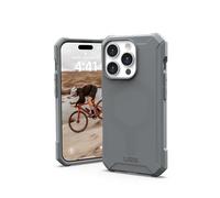URBAN ARMOR GEAR UAG [Versión actualizada] Funda Compatible con iPhone 15 Pro de 6.1 Pulgadas, Armadura Esencial Plateada con imán Integrado Compatible con Carga MagSafe, Funda Protectora Resistente