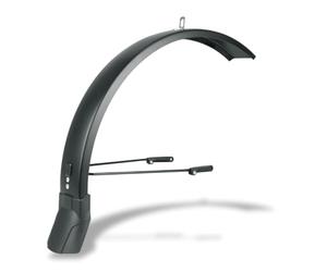 URBAN ARROW Guardabarros delantero para rueda delantera de 20 pulgadas (accesorio de bicicleta, alerón flexible, sistema de seguridad ESC, construcción robusta de aluminio/plástico, especial para