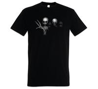 Urban Backwoods Alien Ghosts Camiseta De Hombre T-Shirt Negro Talla S