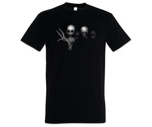 Urban Backwoods Alien Ghosts Camiseta De Hombre T-Shirt Negro Talla S