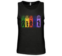 Urban Backwoods Anime Hero Goku Fighter Hombre Camiseta Sin Mangas Men Tank Top Negro Talla M