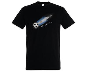 Urban Backwoods Argentina Football Comet I Camiseta De Hombre T-Shirt Negro Talla M