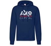 Urban Backwoods Axe Capital II Hoodie Sudadera con Capucha Sweatshirt Azul Talla L