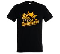 Urban Backwoods Black Super Saiya Gym Vintage Camiseta De Hombre T-Shirt Negro Talla XL