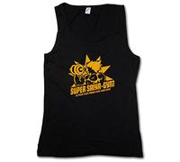 Urban Backwoods Black Super Saiya Gym Vintage Mujer Camiseta Sin Mangas Women Tank Top Negro Talla L