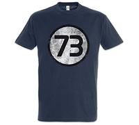 Urban Backwoods Black The Big Bang Number 73 Vintage III Logo Camiseta De Hombre T-ShirtAzul Talla S