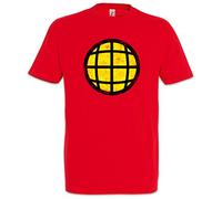 Urban Backwoods Captain Planet Camiseta De Hombre T-Shirt Rojo Talla XL