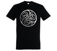 Urban Backwoods Celtic Circle Camiseta De Hombre T-Shirt Negro Talla 2XL